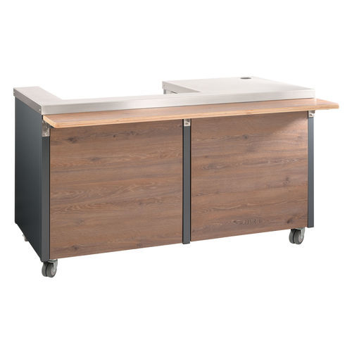 Модульный кассовый прилавок - 65003/KS/L - SCHOLL APPARATEBAU GMBH - из стали / из дерева / мобильный