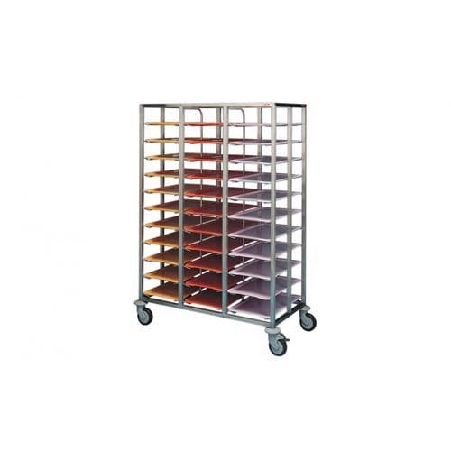 Тележка для подносов - TWE 3060	 - SCHOLL APPARATEBAU GMBH - для профессиональной кухни / персонализированная / из нержавеющей стали