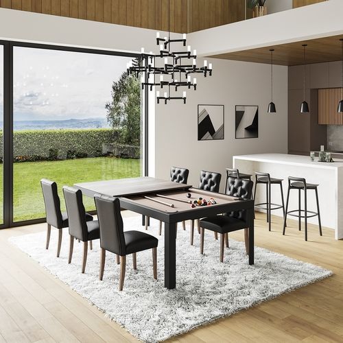 Превращаемый обеденный стол в бильярдный стол - Conver-Table | Dining Pool Table - CONVER-TABLE - современный / из меламина / из шифера