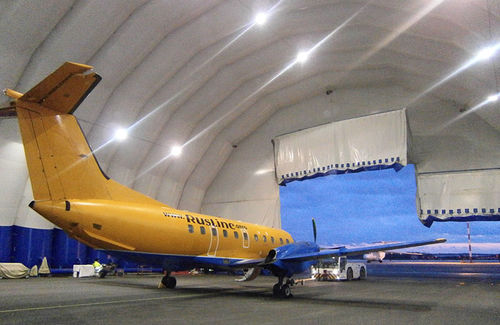 Надувная конструкция с мембраной из ПВХ - AIRCRAFT HANGAR - Vector - для аэропорта