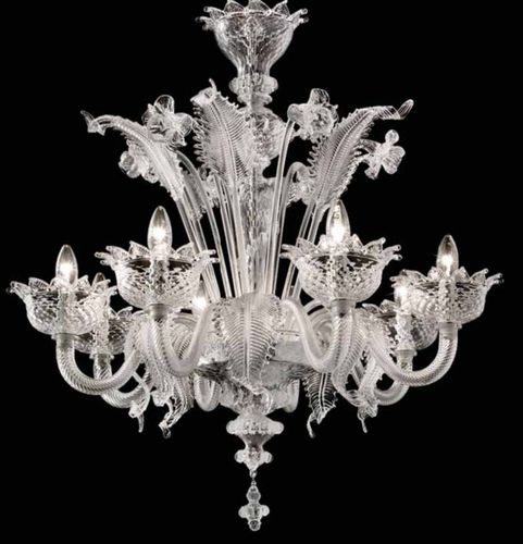 Классическая люстра - LISZT - Wave Murano Glass srl - из муранского стекла / из дутого стекла / 1 лампочка