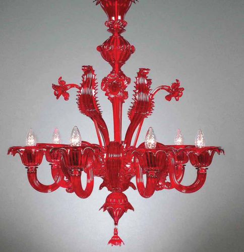 Классическая люстра - DONIZETTI - Wave Murano Glass srl - из муранского стекла / из дутого стекла / 6 лампочек
