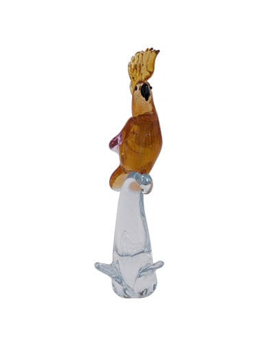 Скульптура из муранского стекла - COCKATOO - Wave Murano Glass srl - из дутого стекла / отдельностоящая / многоцветная