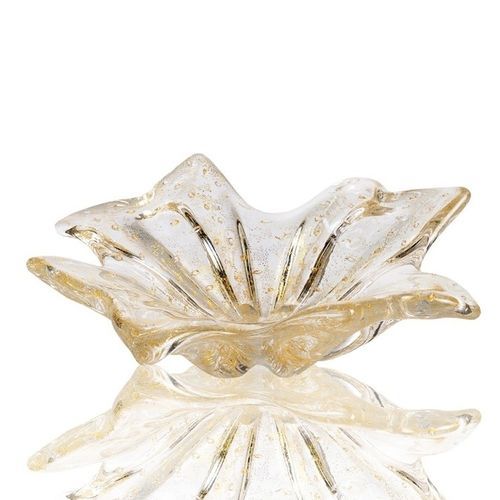 Украшение для центра стола из муранского стекла - Golden star - Wave Murano Glass srl - из дутого стекла / современное / ручной работы