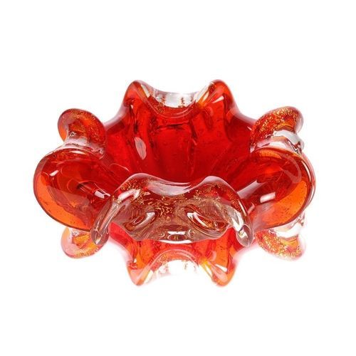Украшение для центра стола из муранского стекла - Christmas flower - Wave Murano Glass srl - из дутого стекла / современное / ручной работы