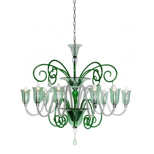 Классическая люстра - DUBLINO - Wave Murano Glass srl - из муранского стекла / из дутого стекла / 8 лампочек