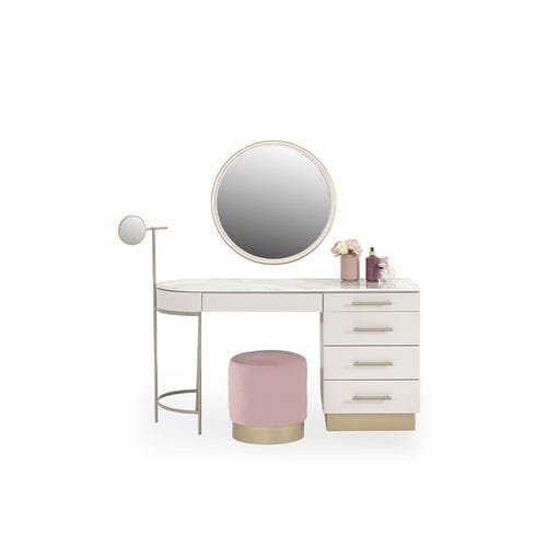 Современный туалетный столик - Blush  - NDESIGN - из лакированной древесины / с подсветкой изнутри / одноместный
