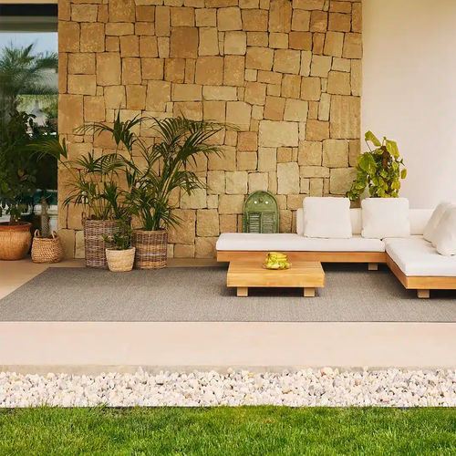 Современный ковер - PALMA ROCK CINDER - Rols Carpets - однотонный / из полипропилена / прямоугольный