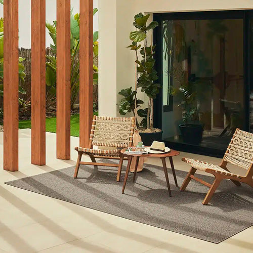 Современный ковер - PALMA ROCK CARBON - Rols Carpets - однотонный / из полипропилена / прямоугольный