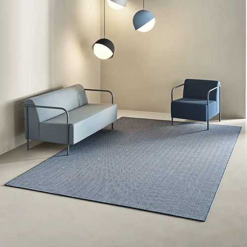 Современный ковер - DIANA HERRINGBONE DENIM - Rols Carpets - с рисунком / из шерсти / прямоугольный