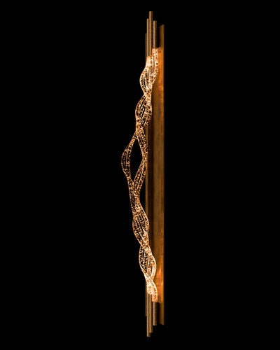 Современный настенный светильник - ARCO - Opoggio Srl - для интерьера / из латуни / скульптурный