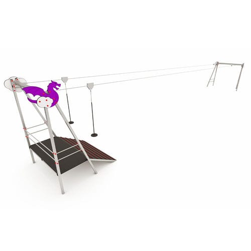 Канатная дорога для игровой площадки - DRAGONFLY - mobipark