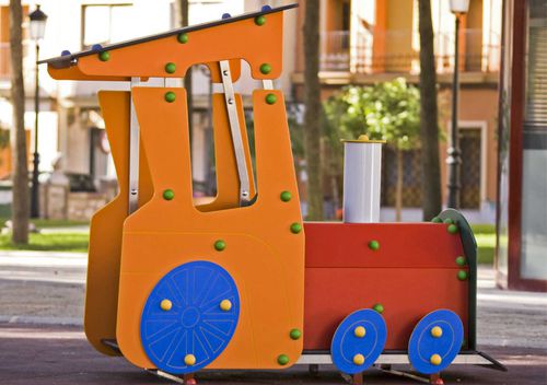 Транспортное средство для игровой площадки - THE LOCOMOTIVE   - mobipark