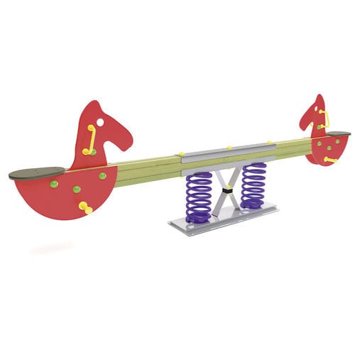 Качели из стали - ROCKING HORSES  - mobipark - из ПЭНД / для игрового парка