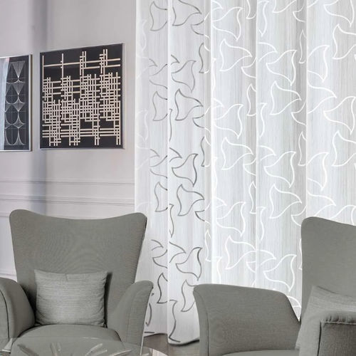 Гардинная занавеска с рисунком - CANVAS - Ciesse Tendaggi srl - из вискозы / из полиэстера / моющаяся