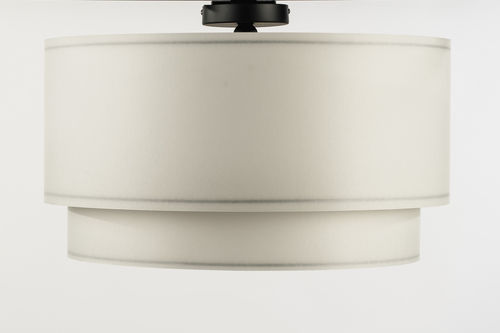 Современный потолочный светильник - TIMBAL TOM - Aclara Lighting - круглый / из металла / из ткани