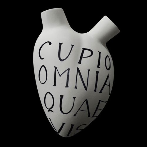 Современная ваза - CUPIO - ELICA STUDIO - из фарфора / настенная / ручной работы