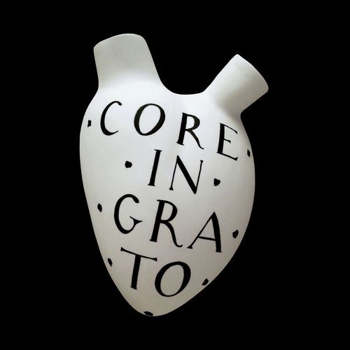 Современная ваза - CORE INGRATO - ELICA STUDIO - из фарфора / настенная / ручной работы