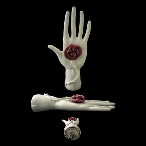 Скульптура из фарфора - ROSE - ELICA STUDIO - ручной работы / отдельностоящая / для профессионального использования