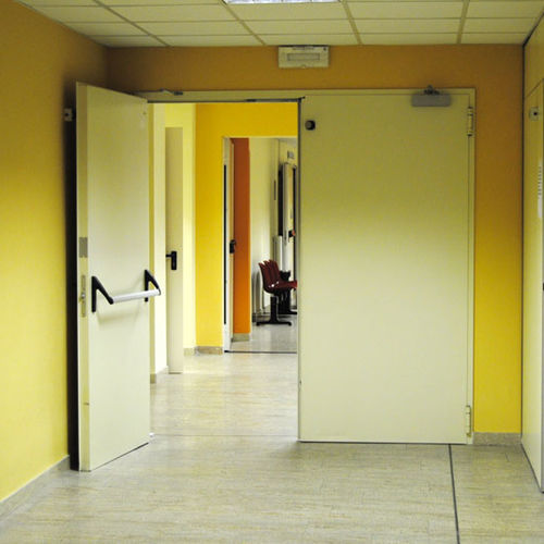 Дверь для интерьера - Endoors - из гальванизированной стали / из стального листа / створчатая