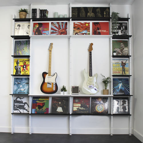 Модульный книжный шкаф - Etagère vinyle murale  - Bretagne Design - настенный / высокий / от пола до потолка