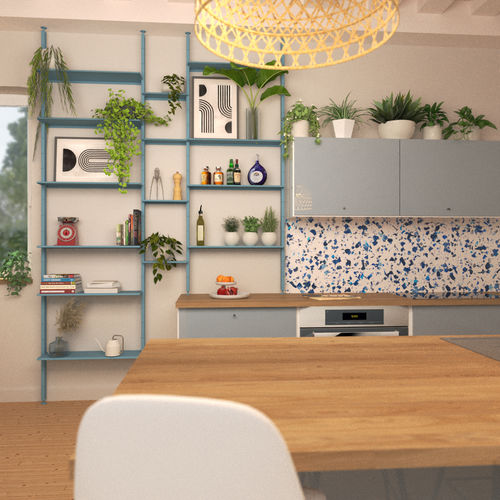 Модульный стеллаж - Etagère murale cuisine - Bretagne Design - высокий / от пола до потолка / уникальный дизайн