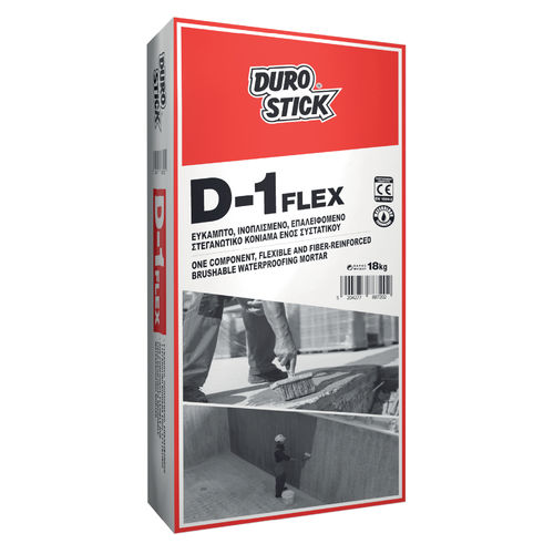 Непромокаемый строительный раствор - D-1 Flex - DUROSTICK - для ячеистого бетона / для плиточного пола / для бетона