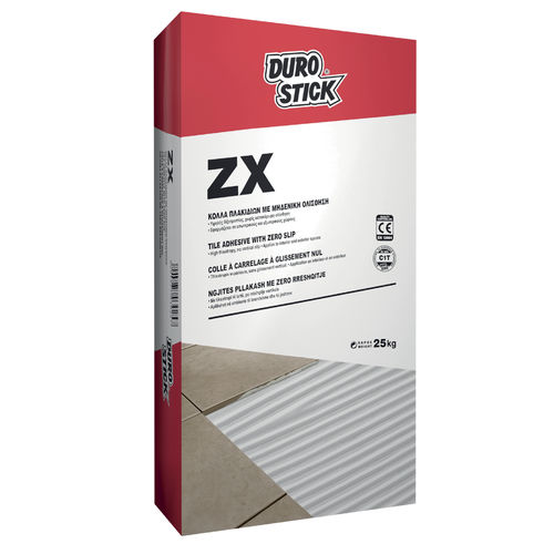 Клей для керамической плитки для цементирования - ZX - DUROSTICK - для плиточного пола / белый / серый