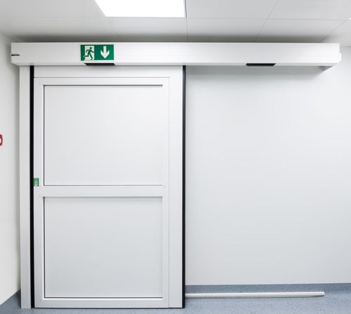 Дверь для интерьера - 500 EFS - DOORSON - из анодированного алюминия / створчатая / раздвижная
