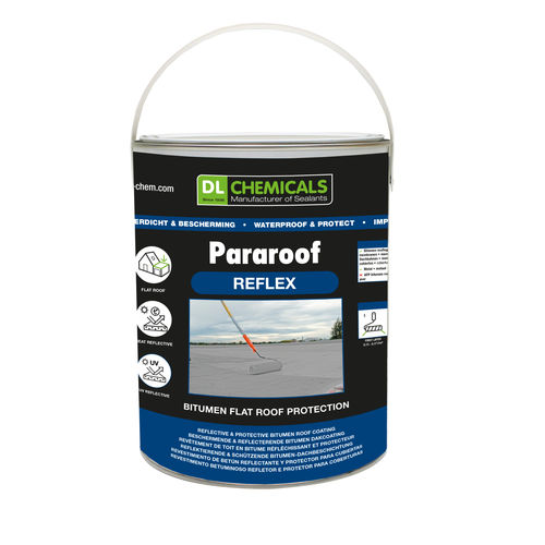 Защитная штукатурка - PARAROOF REFLEX - DL Chemicals - для интерьера / крышки / битумная