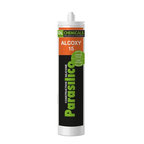 Упругая мастика - PARASILICO ALCOXY 15 - DL Chemicals - с основанием из кремнийорганической смолы / клейкая / для стекла
