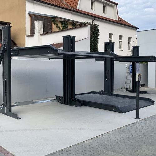 Система парковки 2 уровня - DE-30 - DE-PARK - с платформой