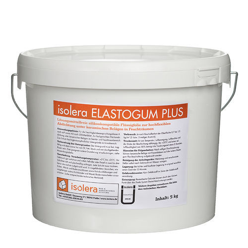 Жидкая гидроизоляция для защиты - elastogum - isolera - для ванной комнаты / для стены / для напольной поверхности
