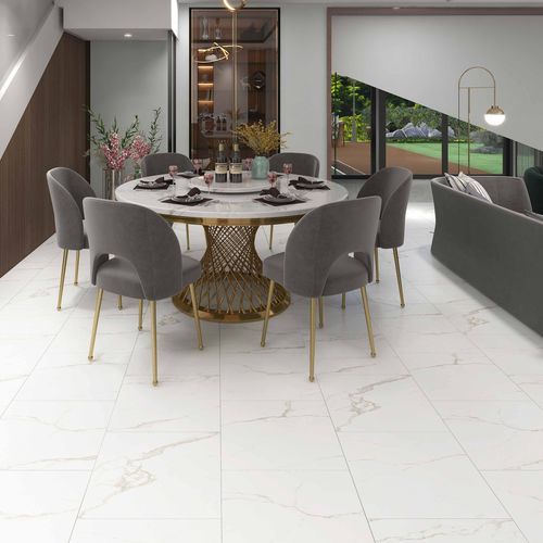 Напольное покрытие из композита - CARRARA MARMOR - Area floors - для интерьера / для гостиной / для сектора услуг