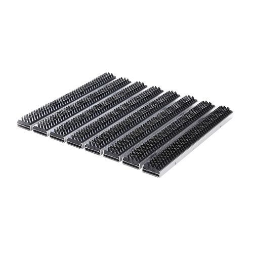 Входной мат для профессионального использования - ALUCABLE MINI - Almelose Borstelindustrie - из алюминия / из нержавеющей стали / с профилями