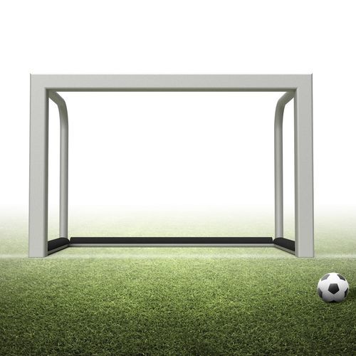 Футбольные ворота из алюминия - 1-13-005 - helogoal - мобильное / посеребренное / с порошковым покрытием