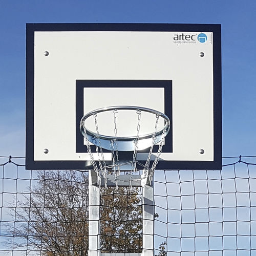 Баскетбольный щит из алюминия - 37251-1 - artec Sportsgeräte GmbH - прямоугольный / белый / для наружного применения