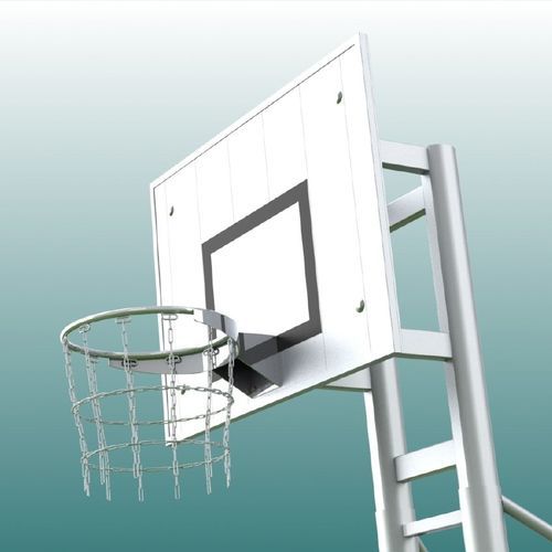 Сетка для баскетбольной корзины из металла - 37002 - artec Sportsgeräte GmbH - посеребренная / 3 мм / любительская