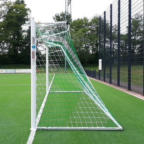 Футбольные ворота из алюминия - 30030 - artec Sportsgeräte GmbH - закрепленное в гильзах / белое / с порошковым покрытием