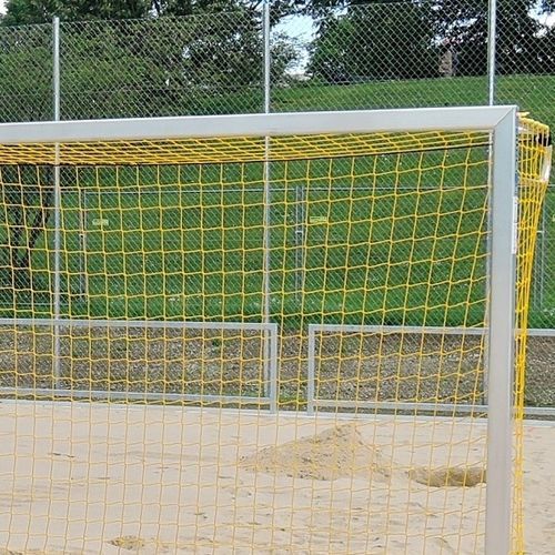 Ворота для пляжного футбола из алюминия - 30121 - artec Sportsgeräte GmbH - закрепленное в гильзах / желтое / с порошковым покрытием