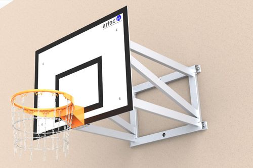 Баскетбольная стойка для интерьера - 37645-1 - artec Sportsgeräte GmbH - настенная / из алюминия / тренировочная