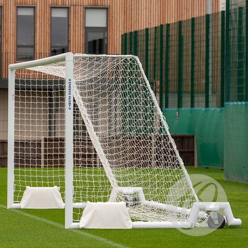 Футбольные ворота из металла - FBL-860 - Harrod Sport - мобильное / передвижное / белое