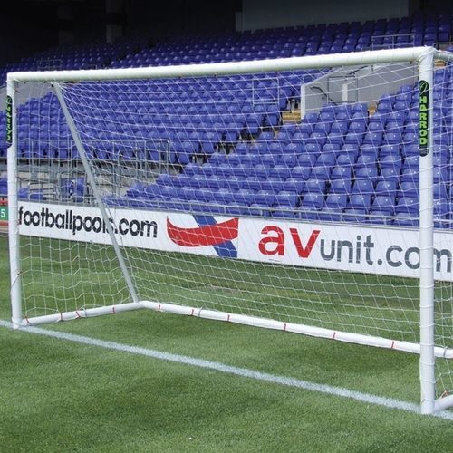 Футбольные ворота из ПВХ - FBL-160 - Harrod Sport - передвижное / белое / 3,6x1,8 м