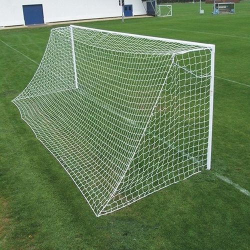Футбольные ворота из металла - FBL-051 - Harrod Sport - закрепленное в гильзах / белое / с порошковым покрытием