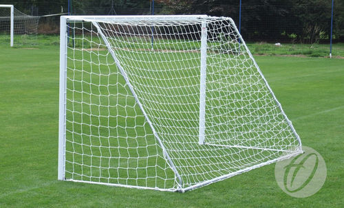 Футбольные ворота из алюминия - FBL-145 - Harrod Sport - фиксированное / белое / с порошковым покрытием