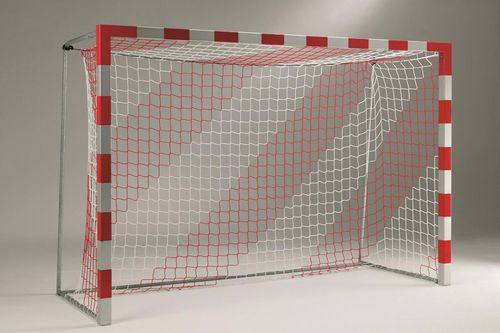 Сетка для гандбольных ворот из полипропилена - 114-00 - SPORT TRANSFER Sp. z o.o. - белое/красное / белое/синее / белое/зеленое