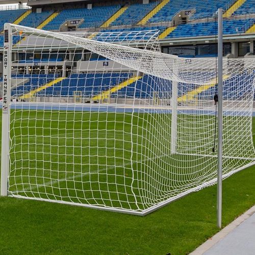 Сетка для футбольных ворот из полипропилена - 1073 - SPORT TRANSFER Sp. z o.o. - белое / черное / зеленое