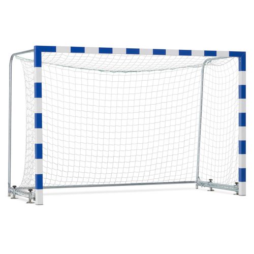 Ворота для гандбола из алюминия - 1615751 - Schelde Sports - фиксированное / белое/синее / с порошковым покрытием