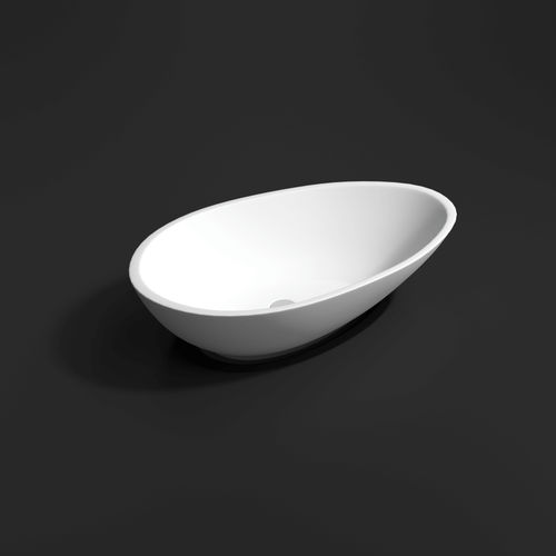 Настольная раковина - 700260 - NEILUR - из Solid Surface / матовая отделка / овальная