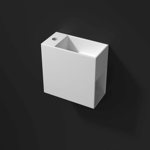 Подвесной умывальник для рук - 700340 - NEILUR - прямоугольный / из Solid Surface